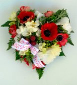 cuore anemoni e fresie.