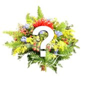 Mazzo di fiori di stagione a scelta del fiorista.