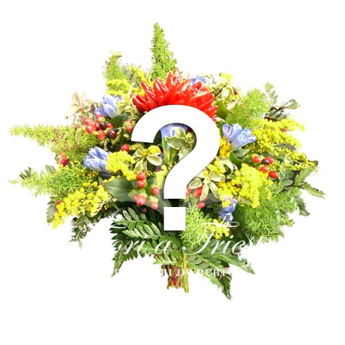Mazzo di fiori di stagione a scelta del fiorista.