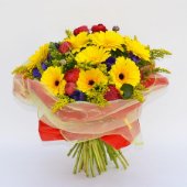 Bouquet with gerberas