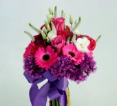 Bouquet lilla e fuxia