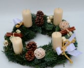 White advent wreath