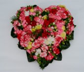 Heart of carnations