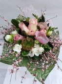 Bouquet rosa pastello