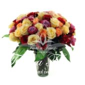 Mazzo di rose assortite.