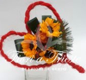 Bouquet a forma di cuore